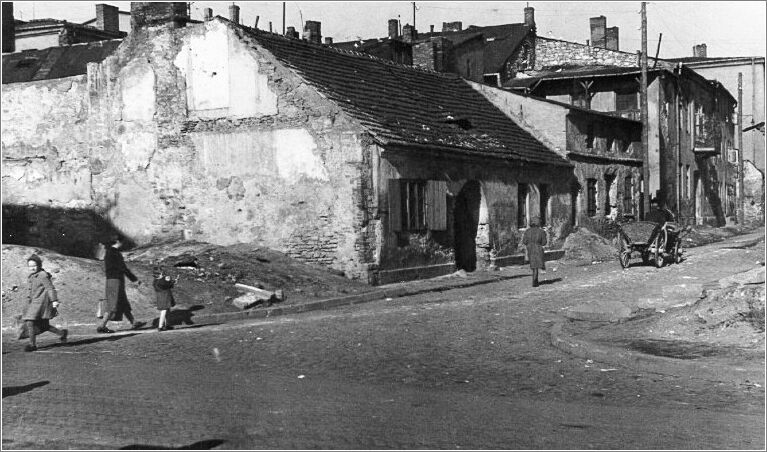 A view of the ghetto in Czestochowa